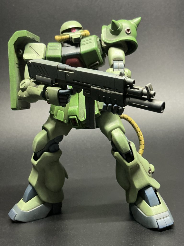 HGUC 1/144 ザクII改 筆塗り全塗装 ~初めての経験はいくつになっても楽しいVer.~–9枚目/制作者:おーしゃん