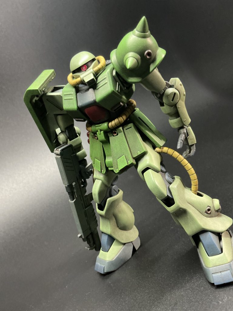 筆塗りのお手本にしてきた作品が素晴らしすぎて、自分の未熟さが露見する結果となってしまいました…とは言え新しいことに挑戦した結果です!初めから上手くいくなんて思っちゃいません…人気のないアクリジョンも使い方によっては素晴らしい表現ができる塗料でした!