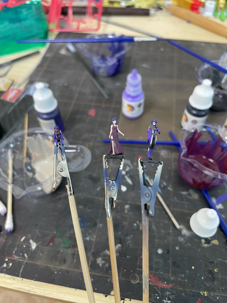 ティエリア・アーデのフィギュアも塗装しました