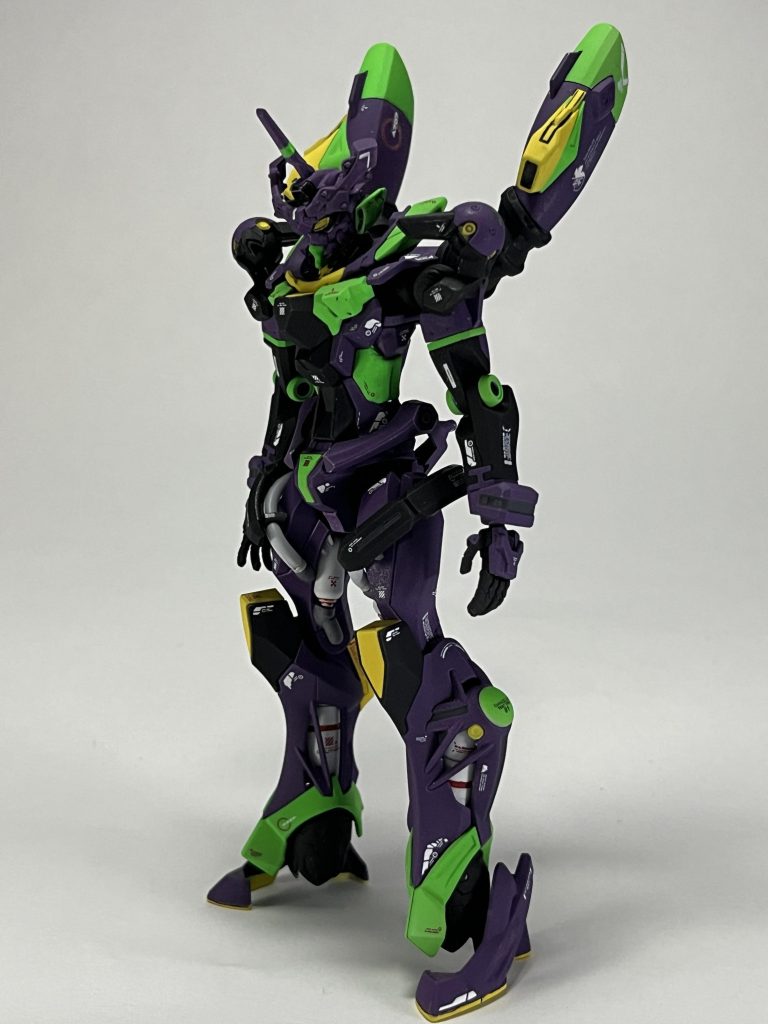 ガイアノーツのエヴァナイトパープルをメインカラーにして初号機感を出していきました。