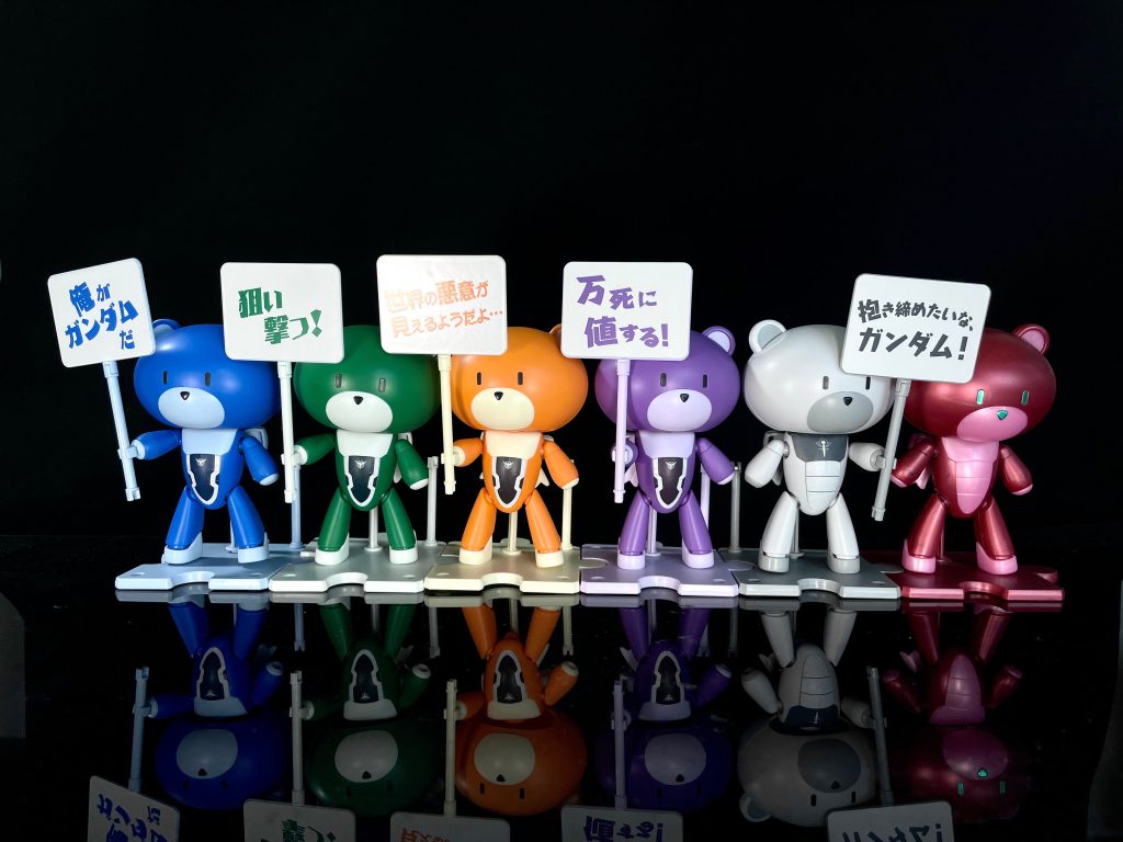 単体キットの定価は安いが、市場でプレミアが発生するため、プチッガイ全40種収集は困難だ。