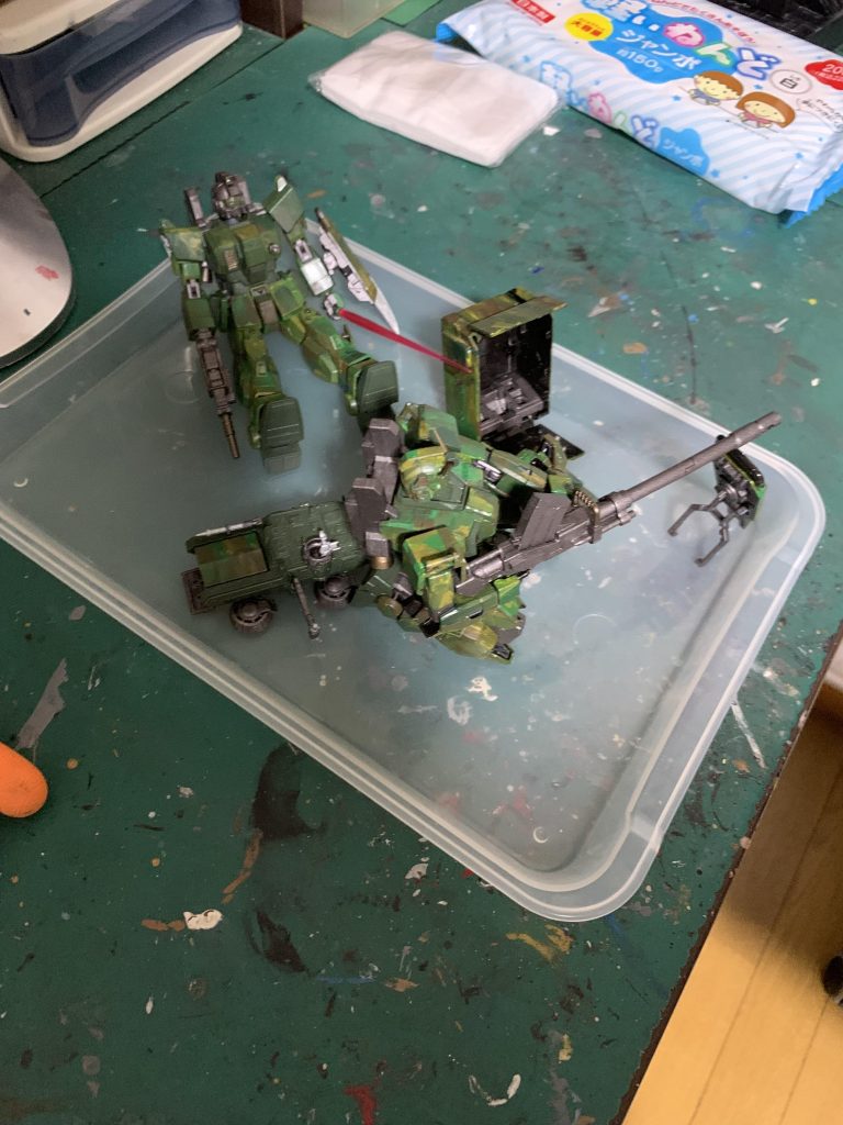 陸戦型ガンダム地上戦セット–4枚目/制作者：ゆたおいちゃん