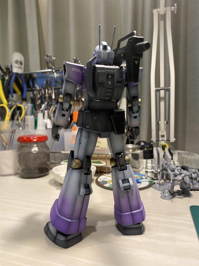 いつものマックス塗りからのクリアパープルとパープル🪻でグラデーション塗装してみました🐥