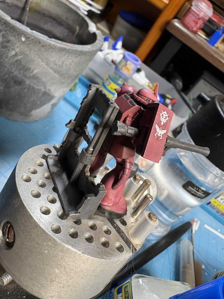 ノンスケール チョコサプ シャアザク ～暑いのでダラダラ筆塗りＶｅｒ～–5枚目/制作者：おーしゃん