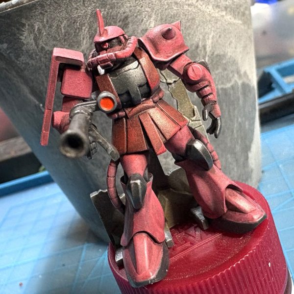 ノンスケール チョコサプ シャアザク ～暑いのでダラダラ筆塗りＶｅｒ～