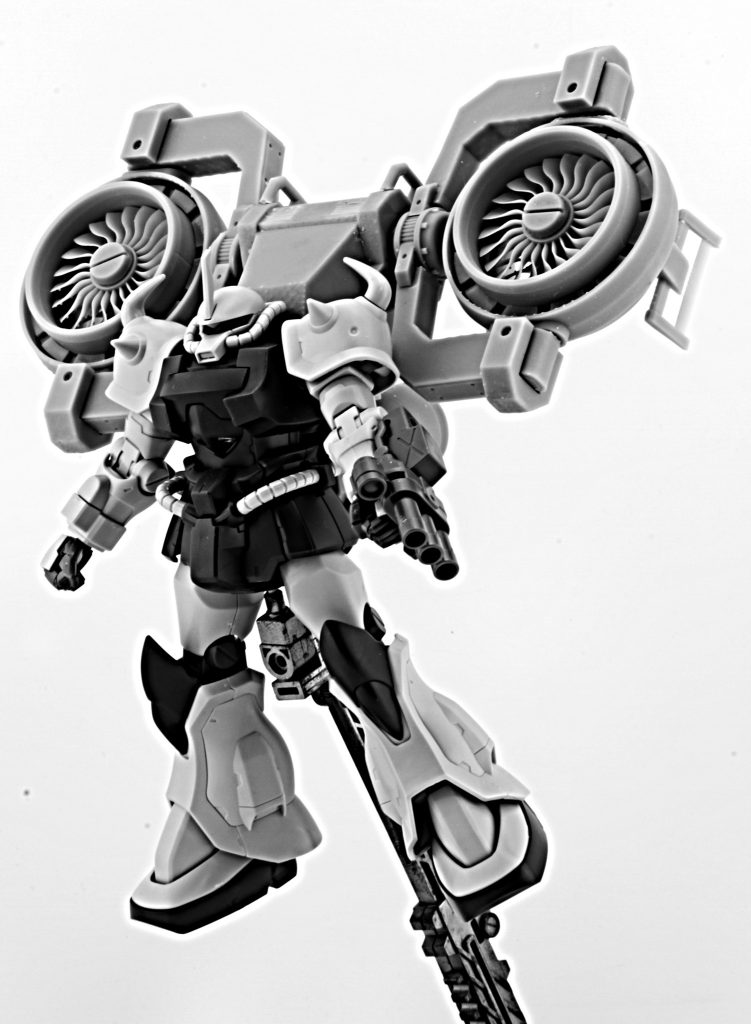 1/144 MS-07B-3 グフカスタム 用　Ver.サンダーボルト　カスタムレジンキット