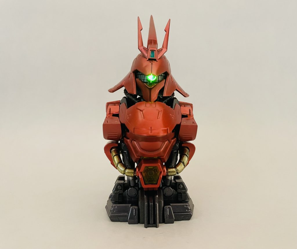 綺麗なメタリックレッドになったと思います！はめ込みが結構悪かったです💦