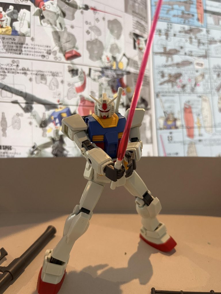 覚悟を決めるガンダム