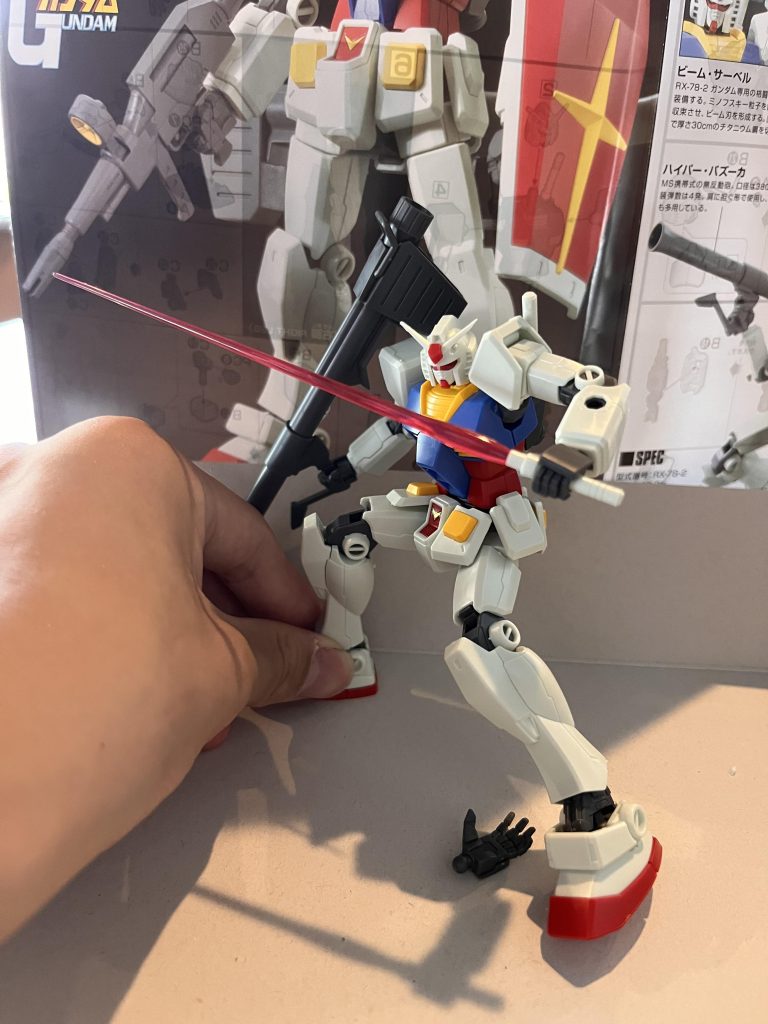 ビームサーベル構え