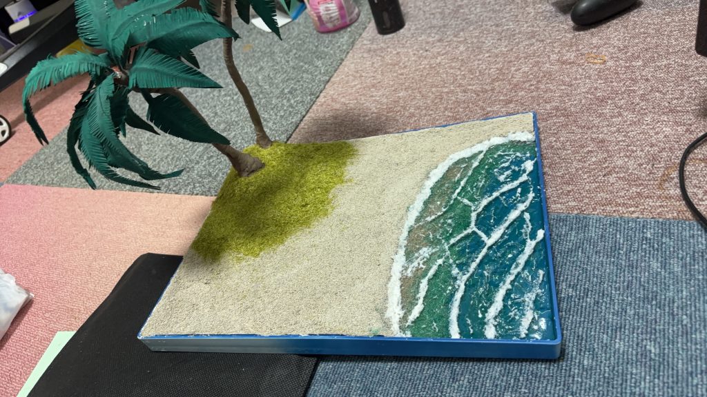 ジオラマの完成時