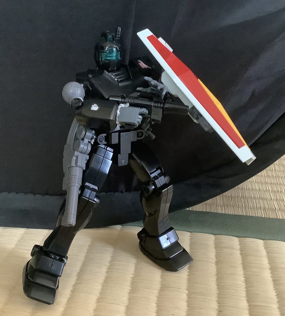 もちろん、ビームスプレーガンも装備できます。