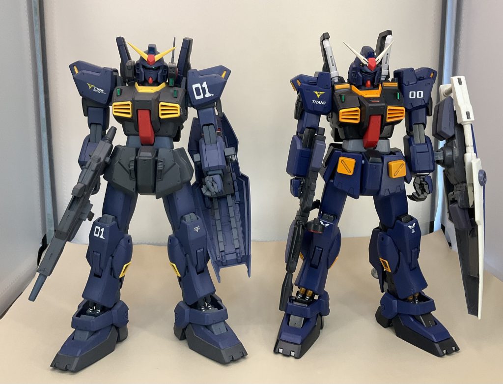 整形色に艶消しを吹いただけのマークIIとのツーショット