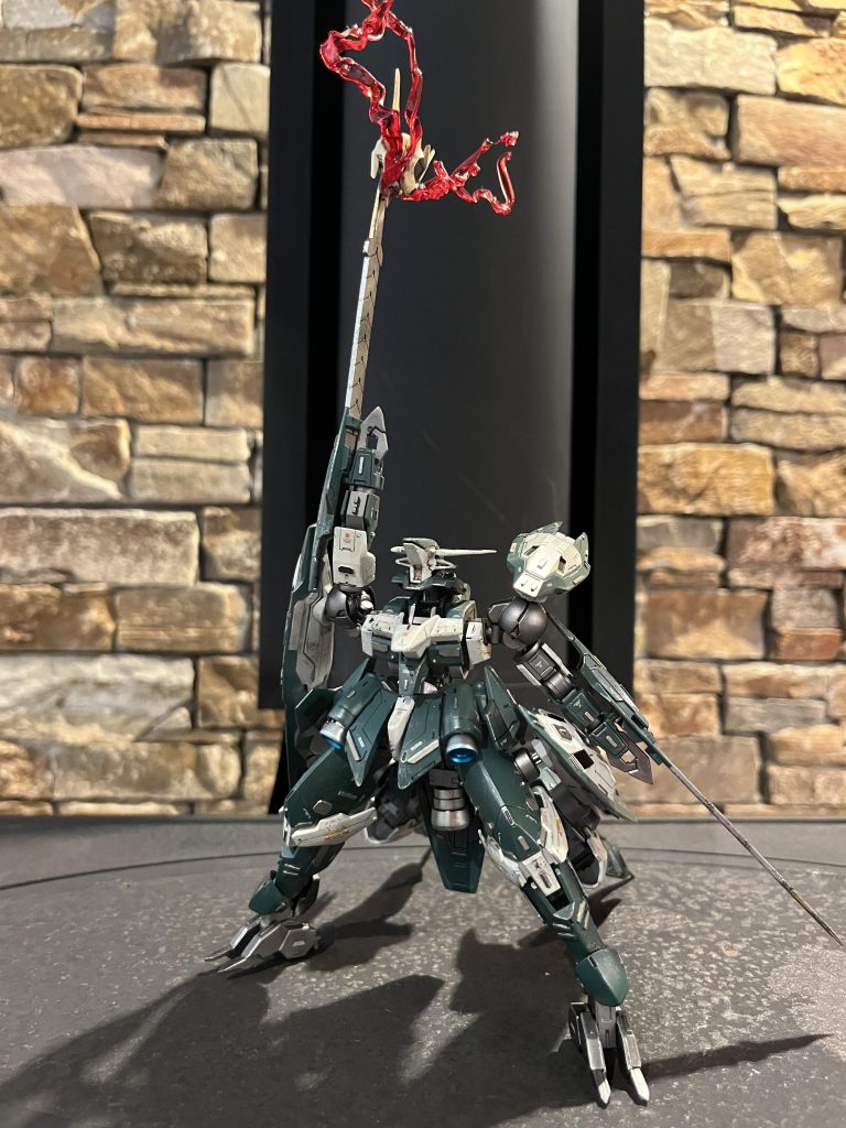 そして最終決戦のレギンレイズが勝利したシーンを再現!この時は、本当に泣きました(´•ω•̥`)