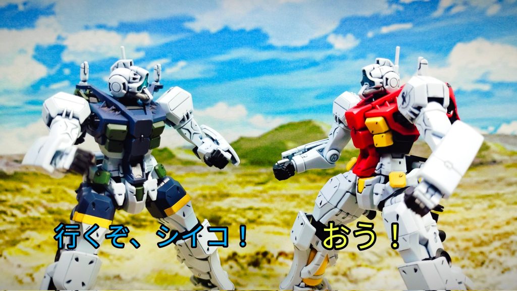 ジークアクス４話をプラモデルで再現–2枚目/制作者：ゆーかりぷたす