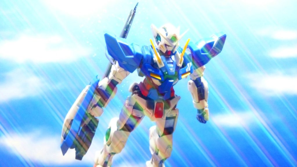 ＲＧエクシアの脚の可動に不満があるなら直立で降下させれば良いじゃない