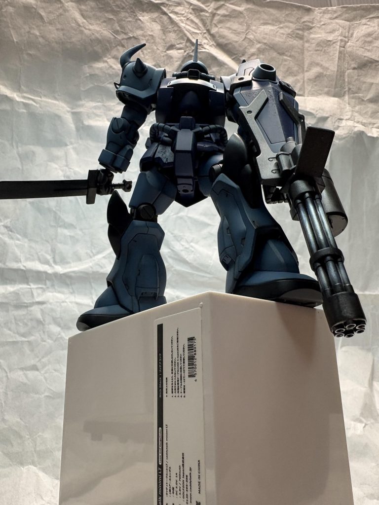 この登録シーンが撮りたくて、スカートの可動改造しました。