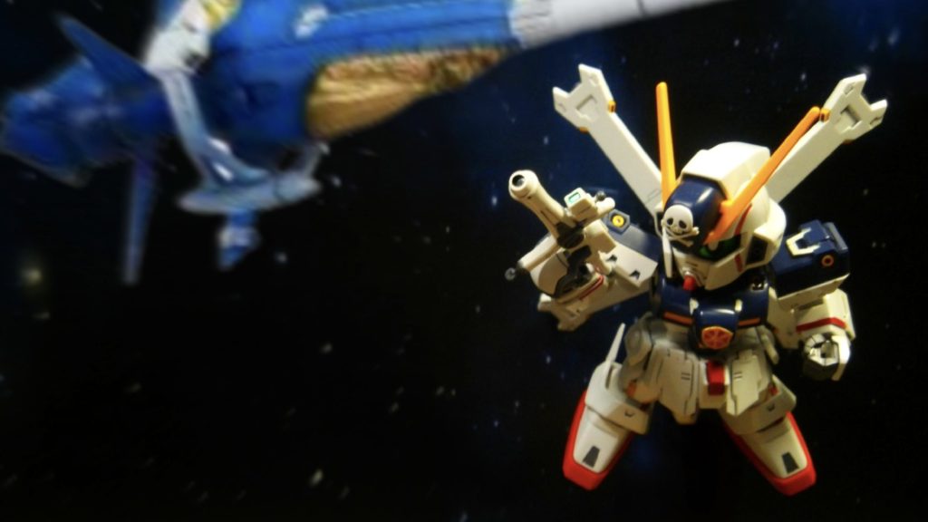 コスモフリートのマザー・バンガードのビームフラッグ砕けてた…ショック