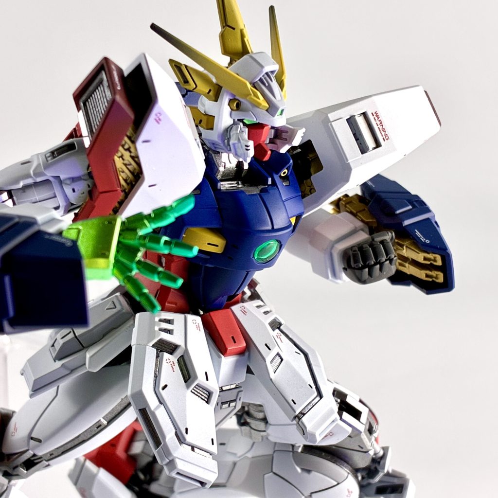 最後までご覧頂きありがとうございました！本作品は7/19〜7/21までヤフオクに出品予定です。RG 1/144 シャイニングガンダム　塗装済完成品https://auctions.yahoo.co.jp/jp/auction/v1193273571 