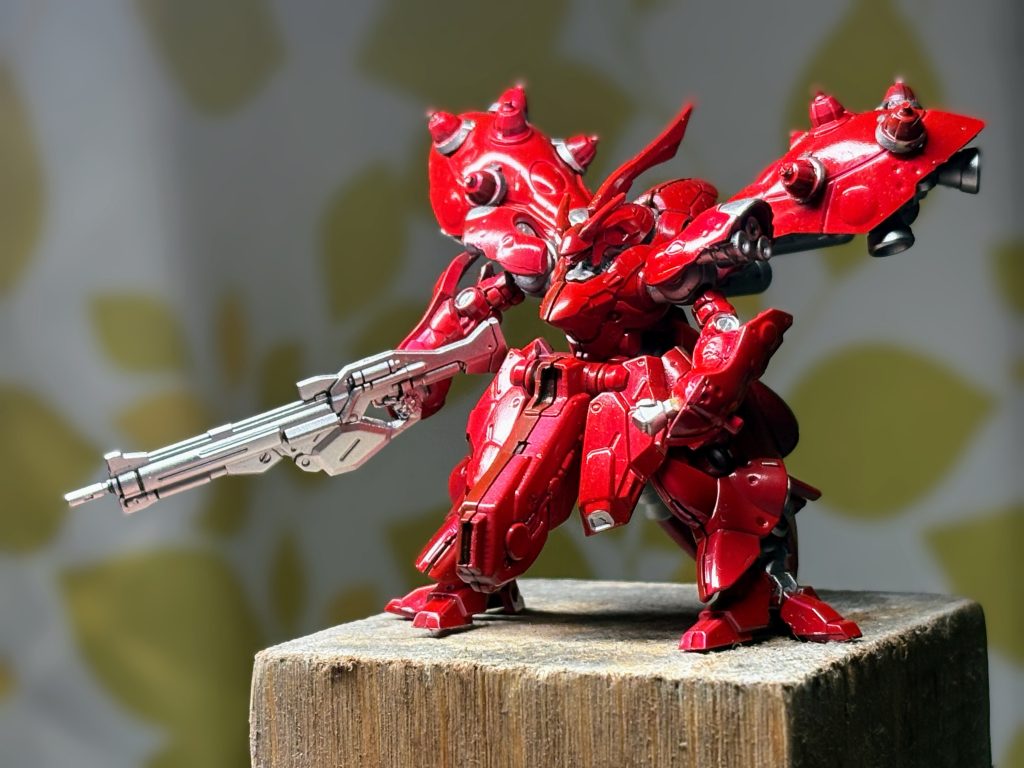 やっぱり元がいいので普通に塗っても華がありますね。