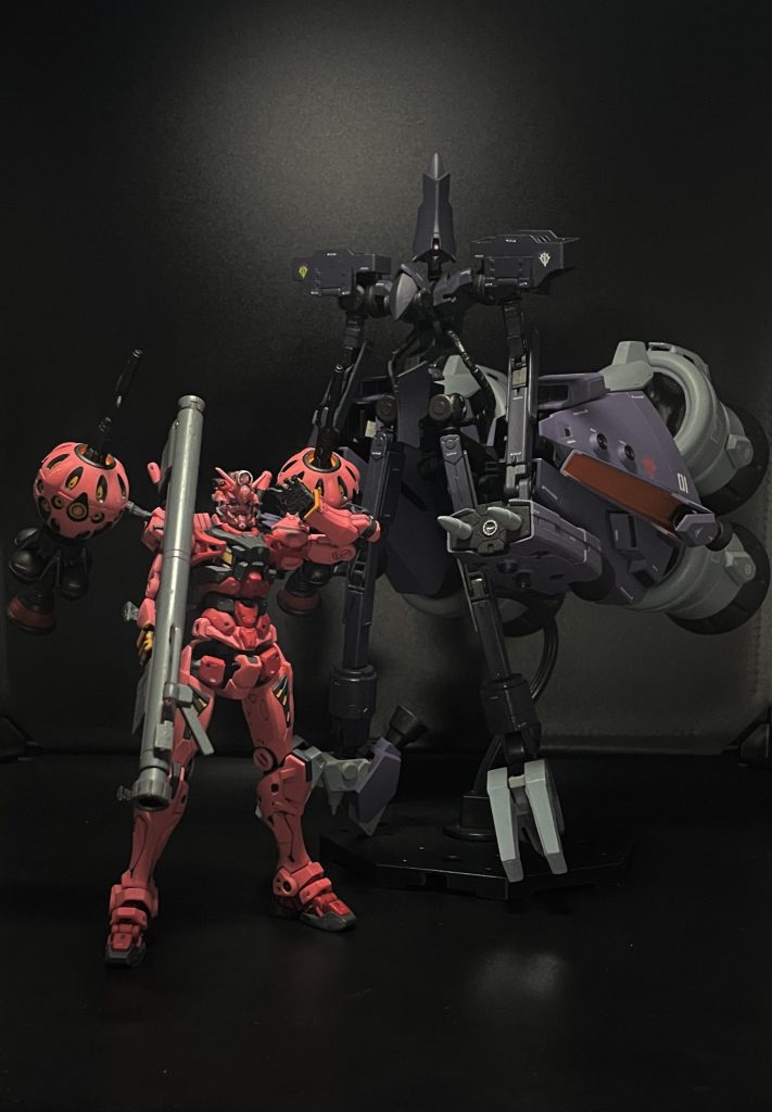 今回はパーツ相性と見立ての妥当性検証の為スピード優先となり筆塗りも雑なままだがいずれHGキケロガが出そうな兆しもにるのでなんかもうこのままで良いかと思い始めているHGキケロガが出るまではおいしい免疫ケアで我慢