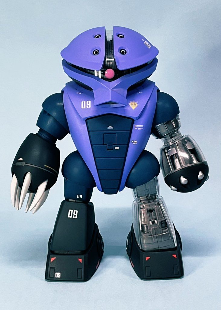 かわいいイメージのアッガイだけどMGはHG以上に等身が低いせいか可愛さが増してる気がする。