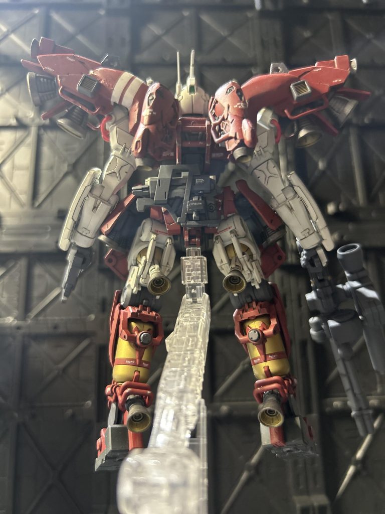 後部だけど、スラスターノズルは変更しましたー😄