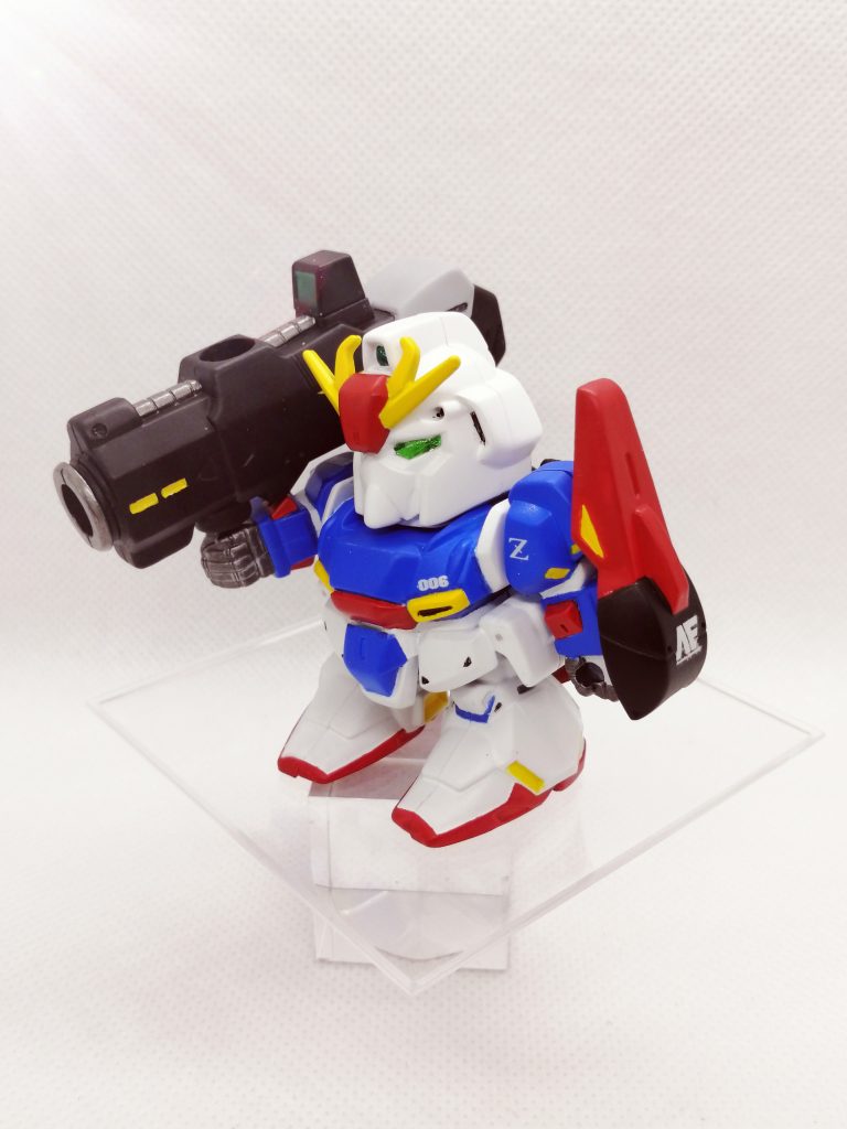 おまけ。武者影Ｚがベースですので、もちろんゼータマンにもコンパチ可能です。若干頭身が上がってなんか変な感じですが、これが発売当時の古き良きＢＢスタイルなのでしょう。なんだか感慨深いです。