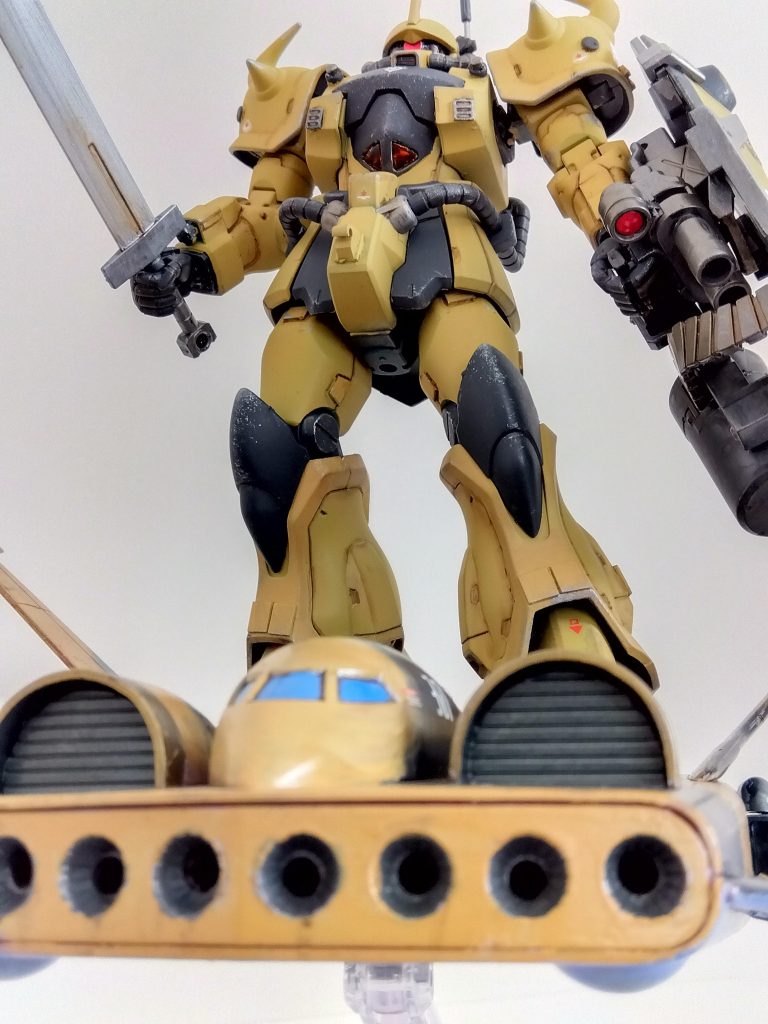 やっぱり、グフにはドダイがよく似合う……