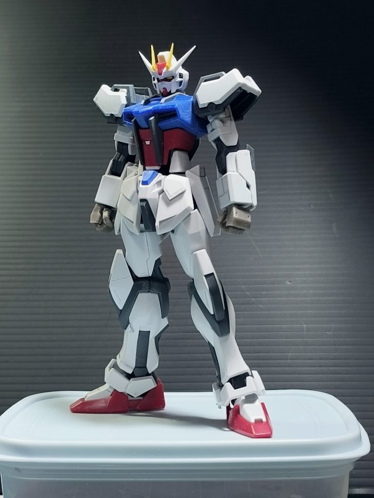 当初のスタイル。下の写真にある股関節破損により最終的にここから少し変わった。