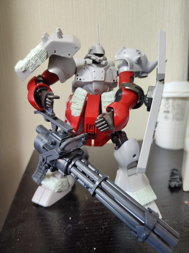 塗装前仮組状態