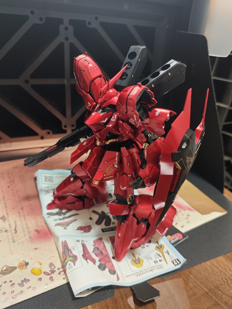 RG サザビー ガンダムマーカー塗装