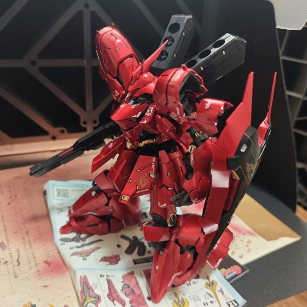 RG サザビー ガンダムマーカー塗装
