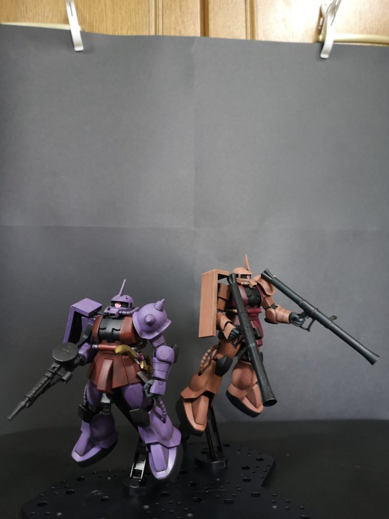 ザクⅡ　ガルマ＆シャア