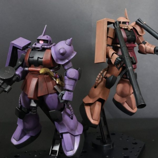 ザクⅡ　ガルマ＆シャア