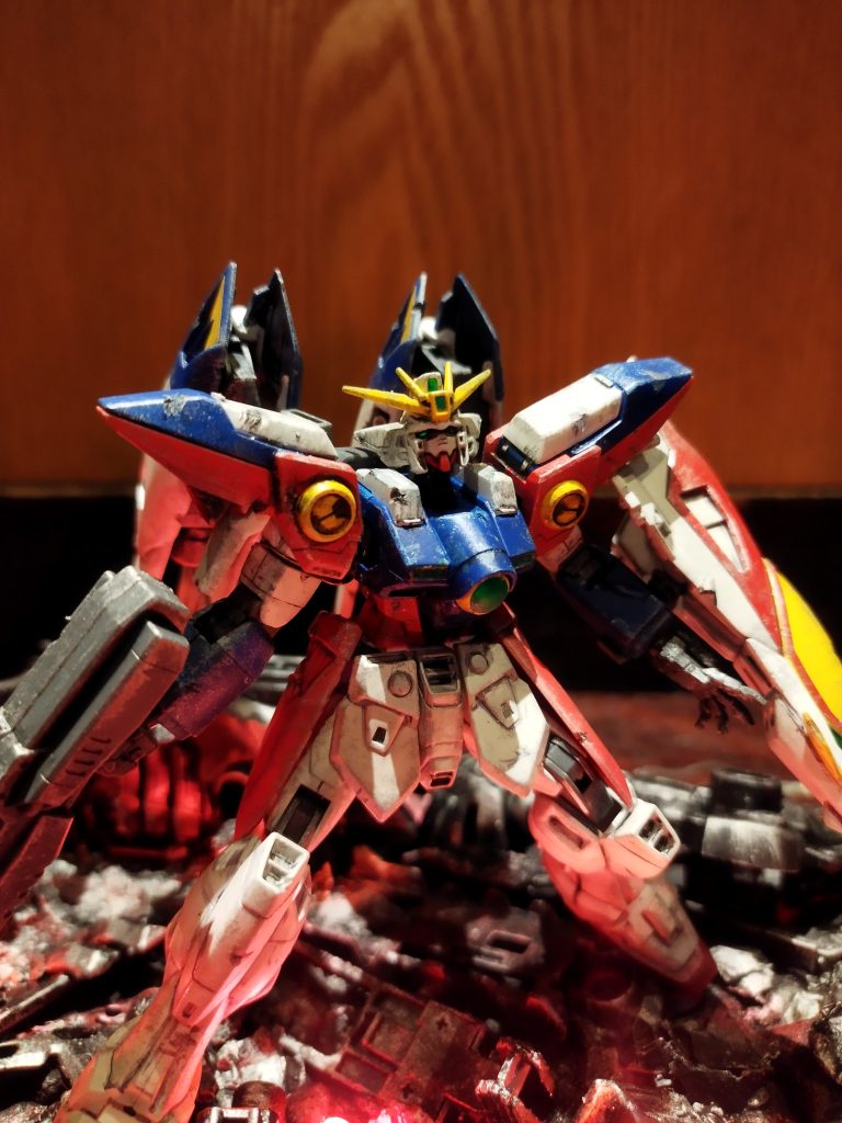 【リーブラ最終決戦】ウイングガンダムゼロ–5枚目/制作者：Hw