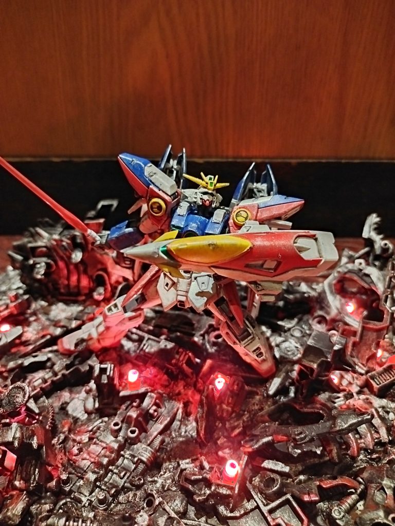 【リーブラ最終決戦】ウイングガンダムゼロ–4枚目/制作者：Hw