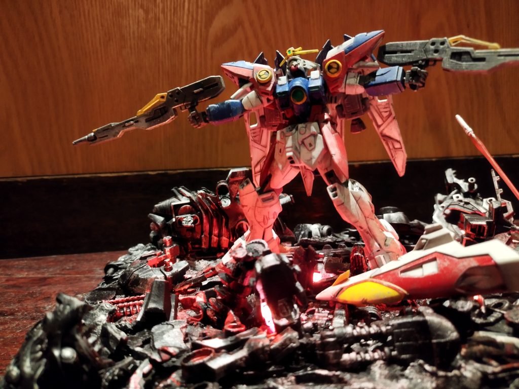 【リーブラ最終決戦】ウイングガンダムゼロ–6枚目/制作者：Hw