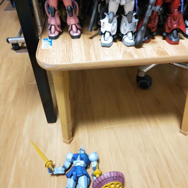 ギャンさん暑さで倒れる💦