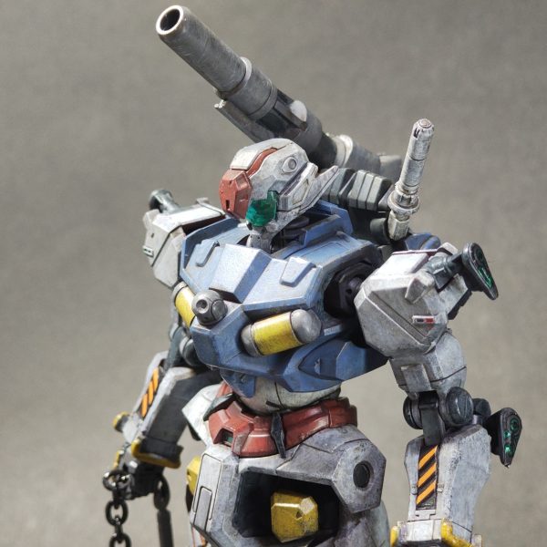 HG 軽キャノン 　セイラ専用軽キャノン風塗装 レビュー】HG 1/144 軽キャノン(セイラ専用カラー)
