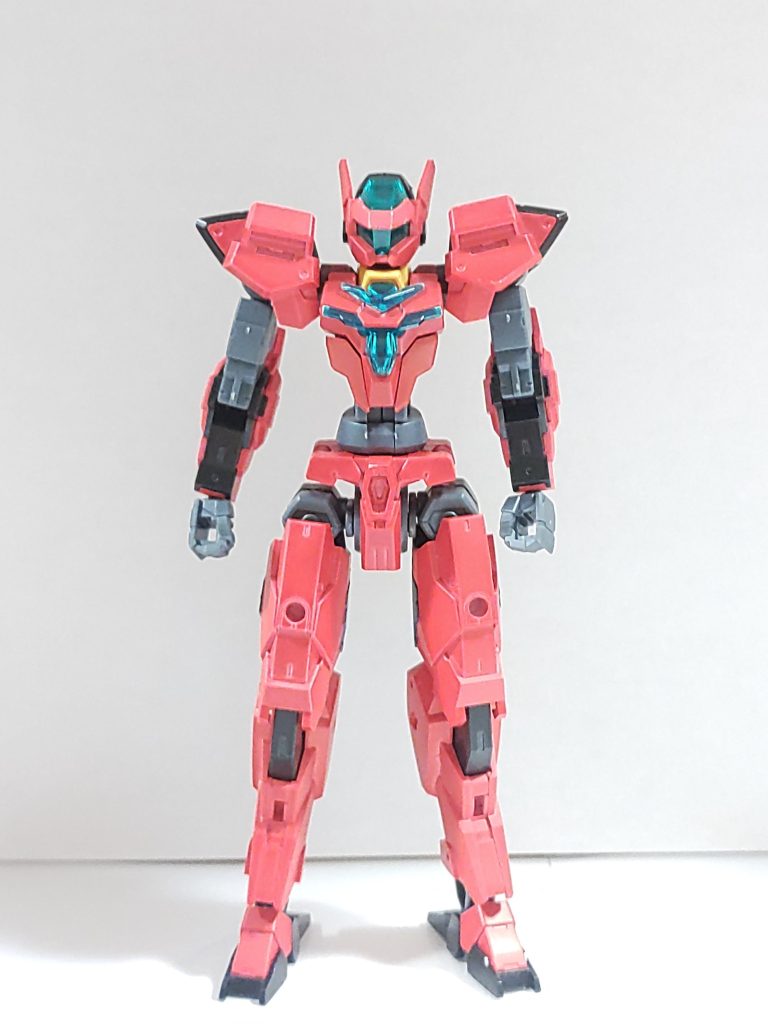 クリアグリーンが同色だった為、コアⅡのボディと合わせました。白を赤に、紫を黒にしています。