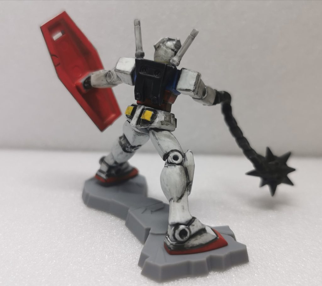 腰の黄色いところの周辺は厳しかったのでリアルタッチマーカーで誤魔化しました。