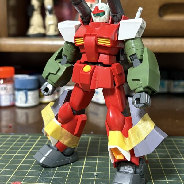 改造アドバイスを貰い、足を中心的に改造してみました！あとは武器の調達や軸延長をして塗装に入ります