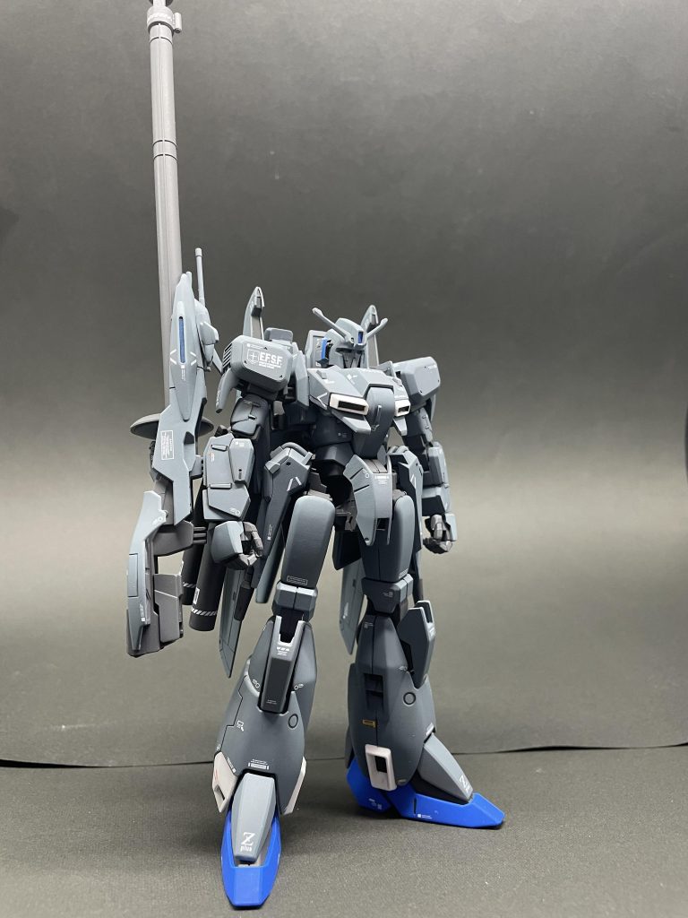 設定カラーよりやや青味を強めに調色しました。デカールは切った貼ったしたり、ハイキューパーツのデカール自作用紙で作成してみましたが、なかなか難しかったです😓イチバンじかんがカカリマスタ立ってるだけでカッコいい！