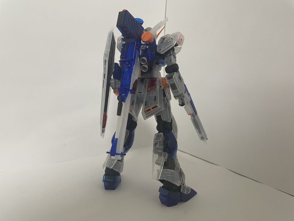 RX-93ff/福岡νガンダム[フィンファンネル＋ロングレンジフィンファンネル仕様]〔正式名 RX-93ff νガンダム [クリアカラー]〕【パルスアレンジ・オブ・カスタム＋カラーモデル】–3枚目/制作者：【電幻龍メンバーズ】ドラグーンの開発部