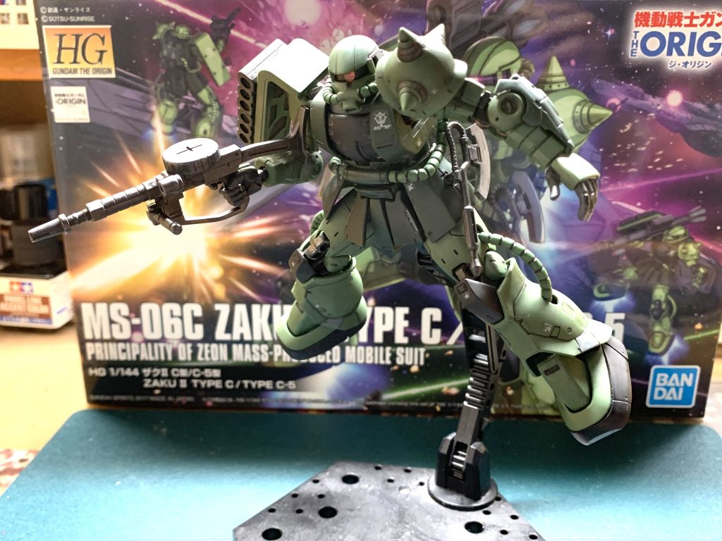 MS−06C ZAKU II TYPE C(オリジンザク)–5枚目/制作者：フチお