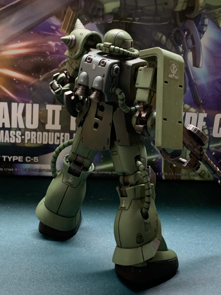 MS−06C ZAKU II TYPE C(オリジンザク)–4枚目/制作者：フチお
