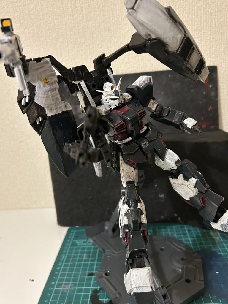 ダブルビームライフルは普通のビームライフルを２つ繋げて作りました。