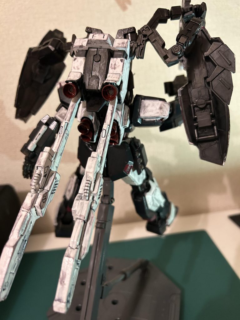 バックパックはmk-Ⅱにジェスタとウイングゼロをミキシングして作りました。アームはmk-Ⅱの腕が余ったので使用しました。