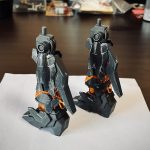 前部分が複雑みたいですが、後ろまで脚部おわりました。