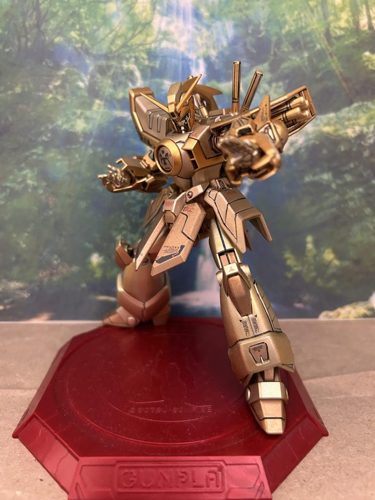 塗装●ガンダムマーカー・ホワイトゴールド・イエローゴールド●Mr.カラースプレー・ゴールド（金）●TAMIYA COLOR・メタルゴールド